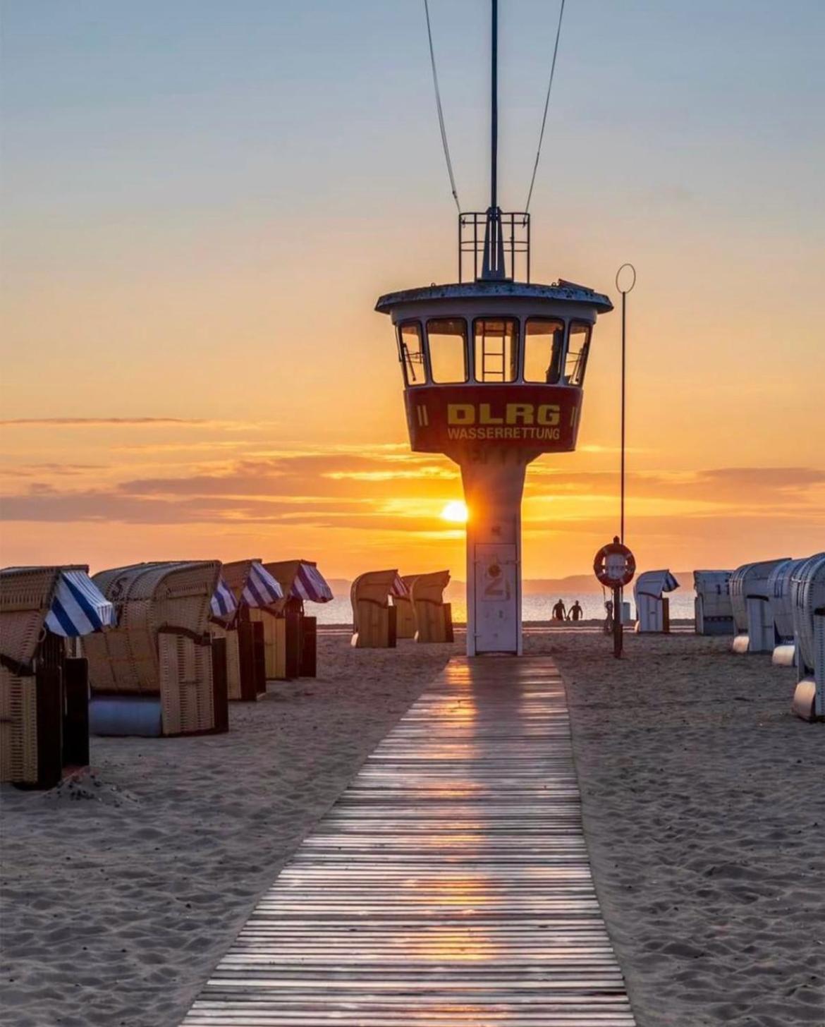 3Sz Penthaus Luna Am Sandstrand Mit Meerblick & Balkon Lübeck Eksteriør bilde
