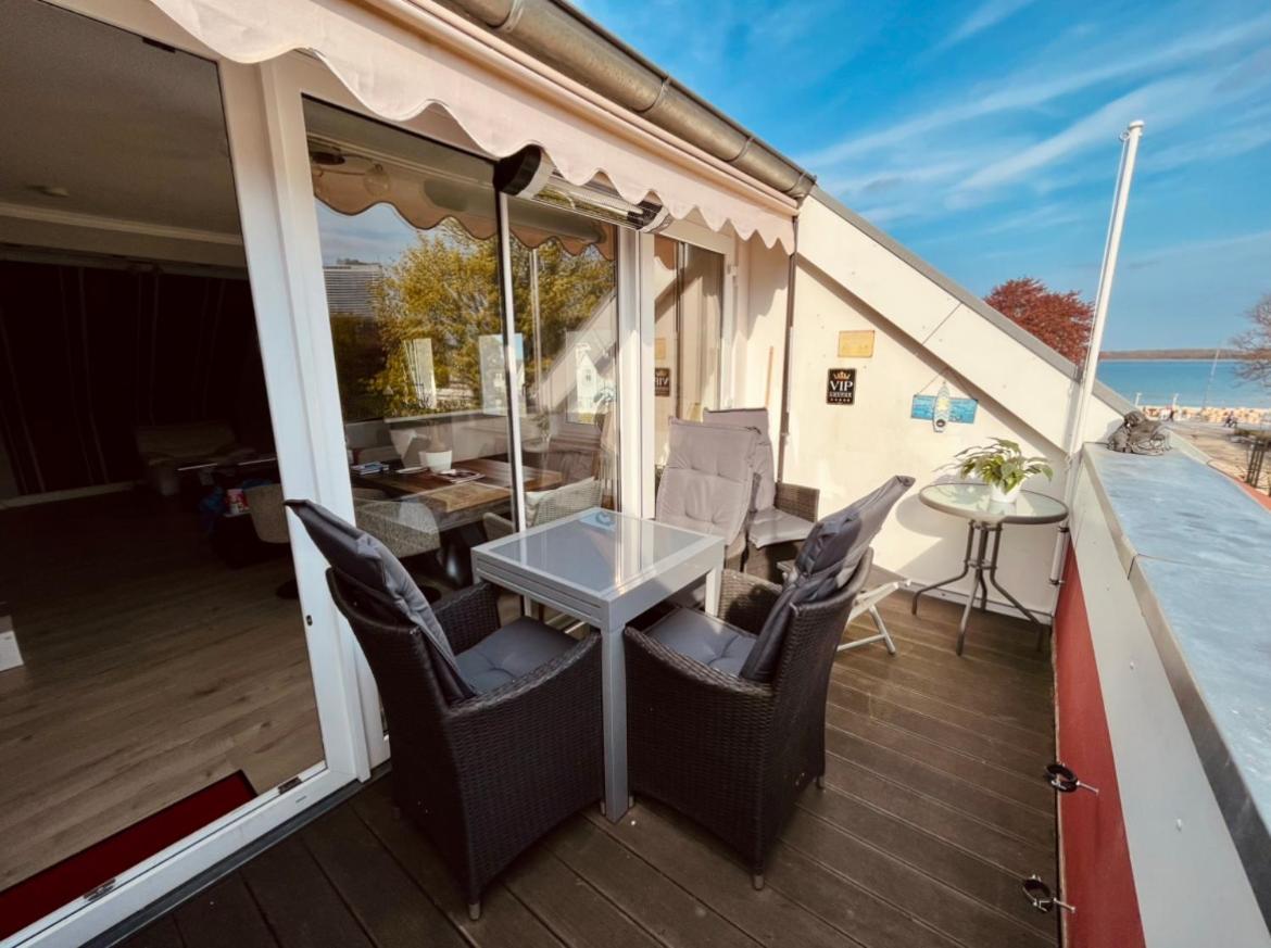 3Sz Penthaus Luna Am Sandstrand Mit Meerblick & Balkon Lübeck Eksteriør bilde