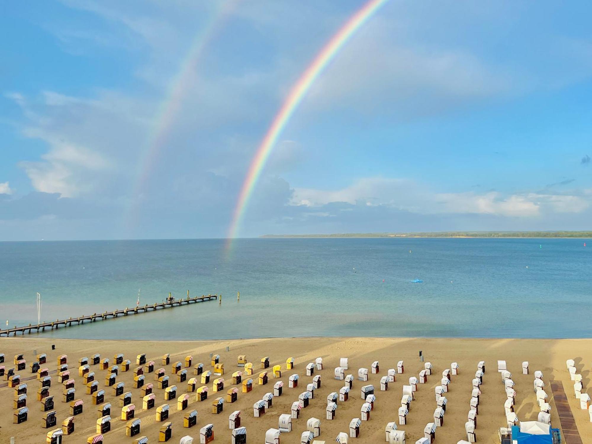 3Sz Penthaus Luna Am Sandstrand Mit Meerblick & Balkon Lübeck Eksteriør bilde